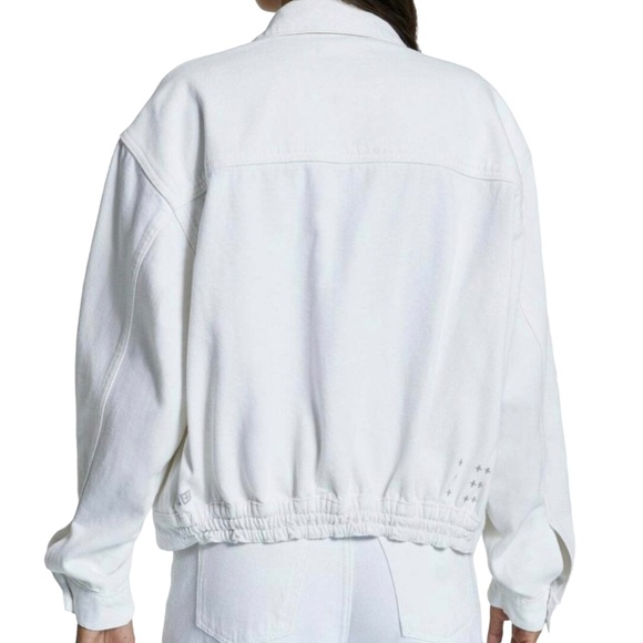 KSUBI | White Denim Jacket L - Picture 4 of 9